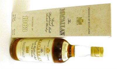 Lot 2582 - The Macallan 1963 Special Selection, 26 2/3fl ozs75.7cl, 75 proof/43%, in original carton U:...