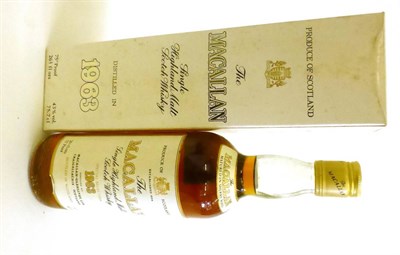 Lot 2583 - The Macallan 1963 Special Selection, 26 2/3fl ozs75.7cl, 75 proof/43%, in original carton U:...