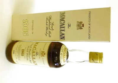 Lot 2586 - The Macallan 1965 17 Year Old, bottled 1983, 75cl, 43%, in original carton U: very top...