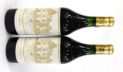 Lot 2008 - Chateau Haut Brion 1987, Graves (x2) (two bottles) U: 2cm from capsule