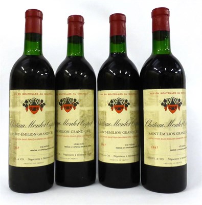 Lot 2024 - Chateau Monlot Capet 1967, St Emilion Grand Cru (x4) (four bottles)