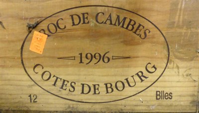 Lot 2034 - Chateau Roc de Cambes 1996, Cotes de Bourg (x7) (seven bottles)
