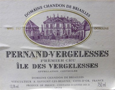 Lot 2063 - Domaine Chandon de Briailles Pernand-Vergelesses 2009, half case, owc (x2); Domaine Chandon de...