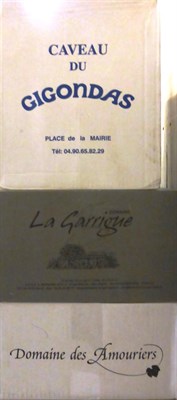 Lot 2068 - Domaine des Amouriers Vacqueyras 2009, half case; Domaine La Garrigue Vacqueyras 2009, half...