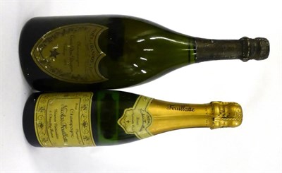 Lot 2093 - Dom Perignon 1978, vintage champagne; Nicholas Feuillatte NV, half bottle (two bottles)