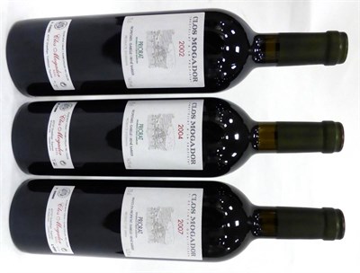 Lot 2116 - Clos Mogador 2002; 2004; 2007, Priorat, Spain (x3) (three bottles)