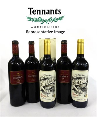 Lot 2128 - Marques de Caceras Excellens Rioja Reserva 2009 (x7); Domador del Fuego Rioja Reserva 2011 (x5)...