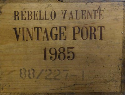 Lot 2150 - Rebello Valentine 1985, vintage port, owc (twelve bottles)