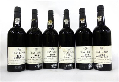 Lot 2153 - Taylor 1983, vintage port (x6) (six bottles)