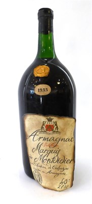 Lot 2169 - Marquis de Montdidier 1933 Armagnac, 2.5L, in original card boxes