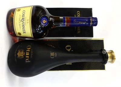 Lot 2180 - Otard XO Cognac; Courvoisier VS Cognac, both in original cartons, 70cl, 40%