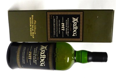 Lot 2189 - Ardberg 1977 Limited Edition, 70cl, 40%, in original carton U: into neck