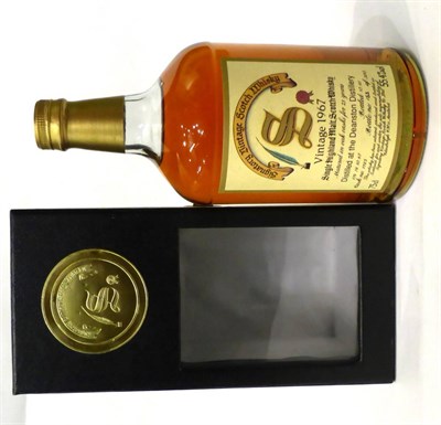 Lot 2196 - Deanston 23 Year Old 1967 Signatory Vintage , cask 1785, bottle 153/300, 75cl, 55.4%, in...