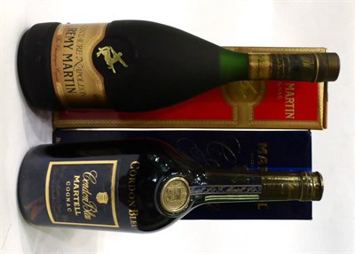 Lot 2164A - Martell Cordon Bleu Cognac, 70cl, 40%, in original carton; Remy Martin Centaure Napoleon, 70cl,...