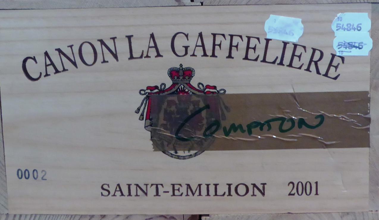 Lot 2012 - Chateau Canon-la-Gaffeliere 2001, St Emilion, owc (twelve bottles)