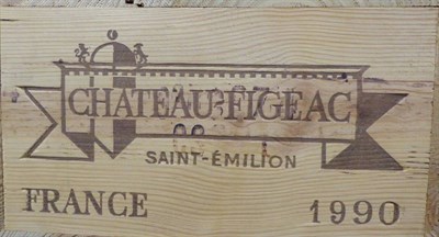 Lot 2017 - Chateau Figeac 1990, Saint-Emilion Grand Cru, owc (twelve bottles)  Removed from the Wine...
