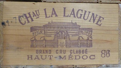 Lot 2026 - Chateau La Lagune 1986, Haut-Medoc (x8), owc (eight bottles)