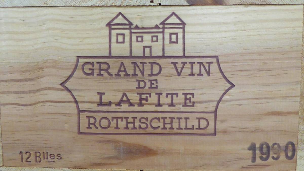 Lot 2032 - Chateau Lafite Rothschild 1990, Pauillac, owc (twelve bottles)   Removed from the Wine Society 13th