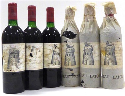 Lot 2034 - Chateau Latour 1968, Pauillac (x6) (six bottles)