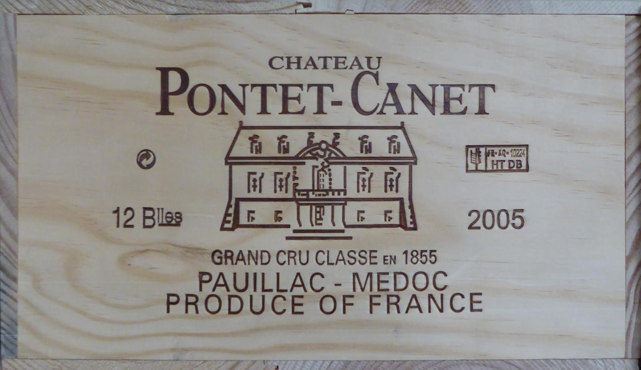Lot 2052 - Chateau Pontet-Canet 2005, Pauillac, owc (twelve bottles)