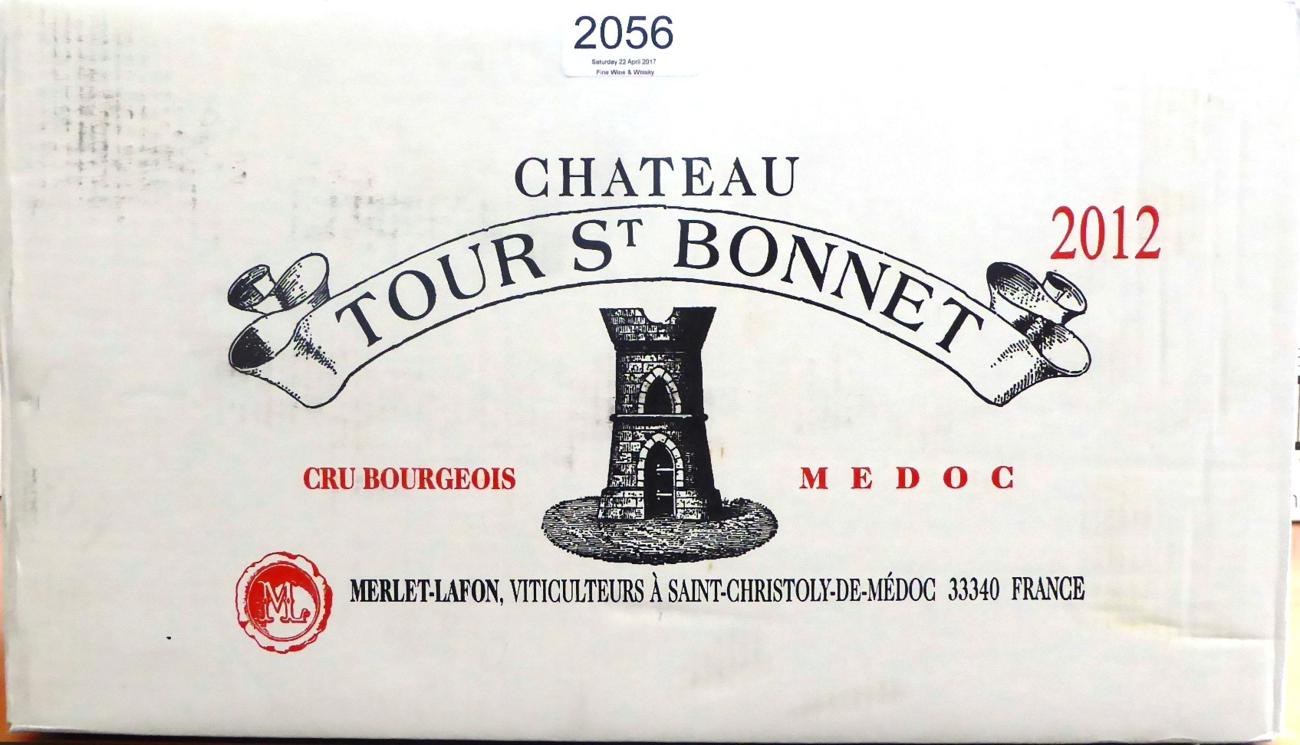 Lot 2056 - Chateau Tour St Bonnet 2012, Medoc Cru Bourgeois, magnum (x6) (six magnums)