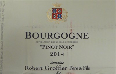 Lot 2080 - Domaine Robert Groffier Pere & Fils Bourgogne Pinot Noir 2014 (x12) (twelve bottles)