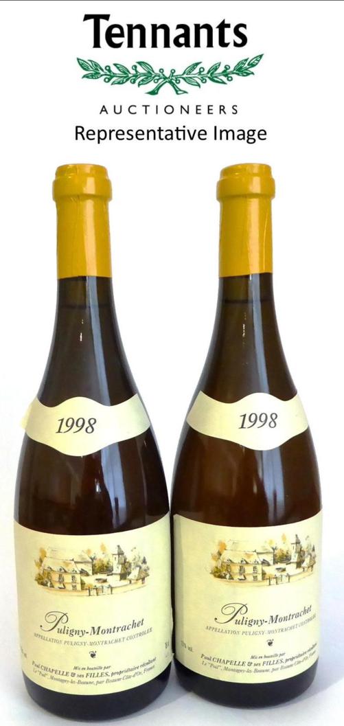 Lot 2091 - Puligny Montrachet 1998, Domaine Paul Chapelle (x12) (twelve bottles)