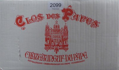 Lot 2099 - Clos des Papes Chateauneuf-du-Pape Blanc 2001, Rhone, half case, oc (six bottles)