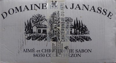 Lot 2106 - Domaine de la Janasse Chateauneuf-du-Pape Cuvee Chaupin 2001, Rhone, half case, oc (six bottles)