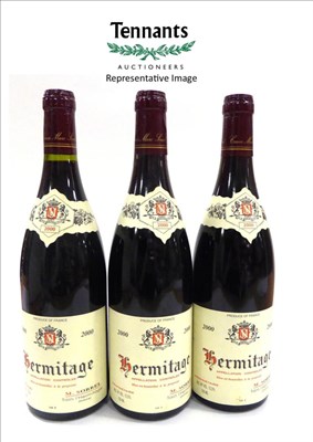 Lot 2114 - Domaine Marc Sorrel Hermitage 2000, Rhone, half case, oc (six bottles)