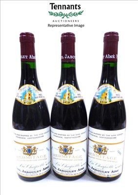 Lot 2136 - Paul Jaboulet Aine Hermitage La Chapelle 1990, Rhone (x12) (twelve bottles)   Removed from the Wine