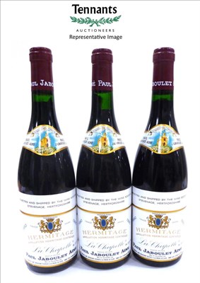 Lot 2138 - Paul Jaboulet Aine Hermitage La Chapelle 1990, Rhone (x12) (twelve bottles)   Removed from the Wine