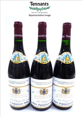 Lot 2140 - Paul Jaboulet Aine Hermitage La Chapelle 1990, Rhone (x12) (twelve bottles)   Removed from the Wine