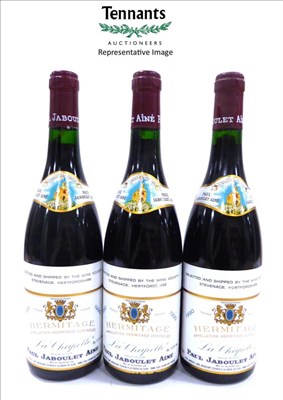 Lot 2141 - Paul Jaboulet Aine Hermitage La Chapelle 1990, Rhone (x12) (twelve bottles)   Removed from the Wine