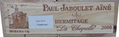 Lot 2142 - Paul Jaboulet Aine Hermitage La Chapelle 2000, Rhone, half case, owc