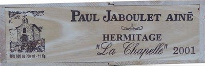 Lot 2144 - Paul Jaboulet Aine Hermitage La Chapelle 2001, Rhone, half case, owc