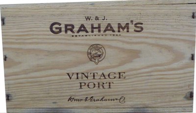 Lot 2157 - Graham 2000, vintage port, half case, owc (six bottles)