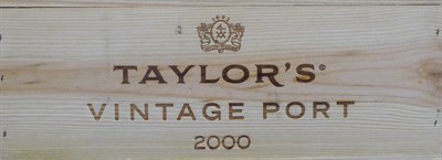 Lot 2163 - Taylor 2000, vintage port, half case, owc (six bottles)