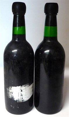 Lot 2165 - Warre 1970, vintage port (x2) (two bottles) U: into neck, no labels, capsules clear