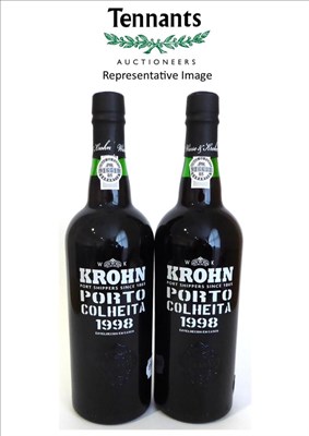 Lot 2167 - Wiese & Krohn Colheita 1998 (x4) (four bottles)