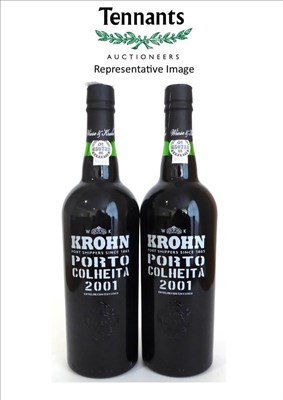 Lot 2168 - Wiese & Krohn Colheita 2001 (x6) (six bottles)