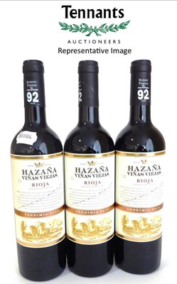 Lot 2191 - Hazana Rioja Crianza 2014 VV (x12) (twelve bottles) 92 Robert Parker Points