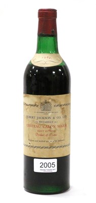 Lot 2005 - Chataeu Calon Segur 1964, St Estephe U: upper shoulder