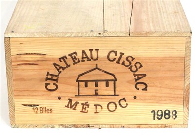 Lot 2009 - Chateau Cissac 1988, Haut-Medoc, owc (twelve bottles)