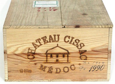 Lot 2013 - Chateau Cissac 1990, Haut-Medoc, owc (twelve bottles)