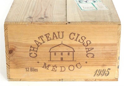 Lot 2014 - Chateau Cissac 1995, Haut-Medoc, owc (twelve bottles)