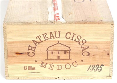 Lot 2015 - Chateau Cissac 1995, Haut-Medoc, owc (twelve bottles)