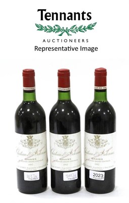 Lot 2023 - Chateau d'Ardennes 1982, Graves (x8) (eight bottles)
