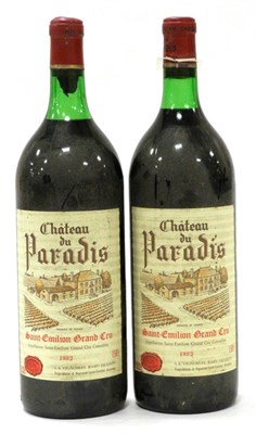 Lot 2024 - Chateau du Paradis 1982, St Emilion Grand Cru, magnum (x2) (two magnums)