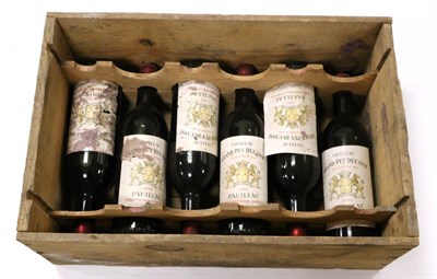 Lot 2028 - Chateau Grand-Puy Ducasse 1965, Pauillac (x6) (six bottles)
